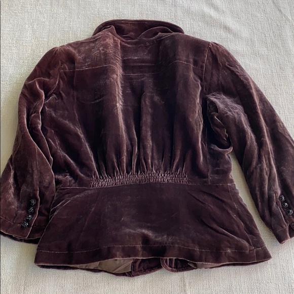 Ralph Lauren | Jackets & Coats | Ralph Lauren Brown Crushed Velvet Blazer Sz S | Poshmark